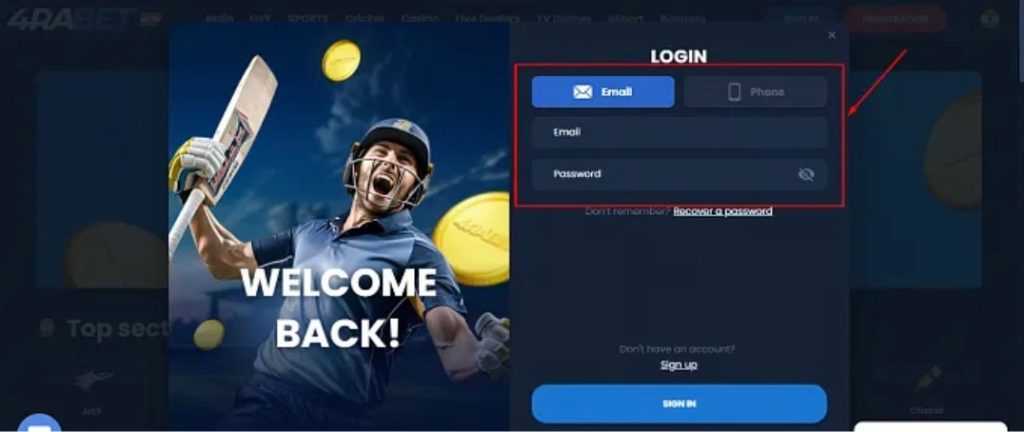 Login To 4Rabet